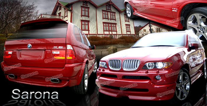 Custom BMW X5 Body Kit  SUV/SAV/Crossover (2004 - 2006) - $1790.00 (Manufacturer Sarona, Part #BM-036-KT)